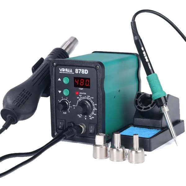 Varmepistol Loddestation, 700W Output Power, 100-450°C Temperaturområde