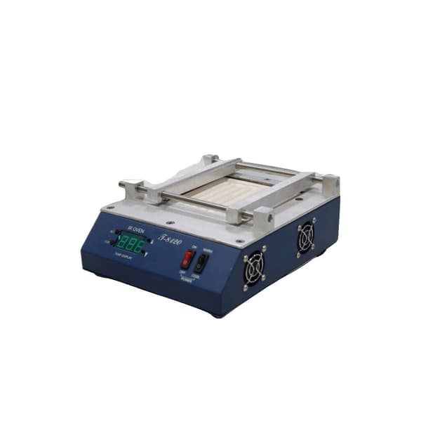 Infrarød Forvarmningsstation, 120x120mm Opvarmningsområde, PID Kontrol, 0-450℃ Temperaturinterval,PUHUI T-8120