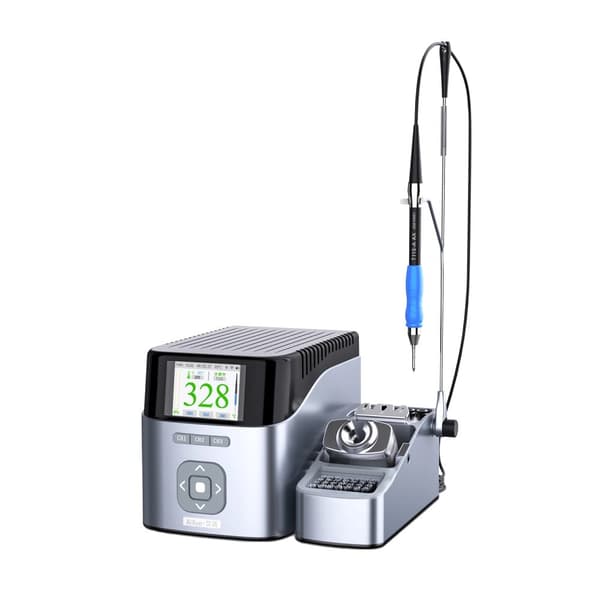 Lödstation, stöder T115-handtag, temperaturintervall 90℃~450℃, toppeffekt 100W,220-240v, AIXUN T405