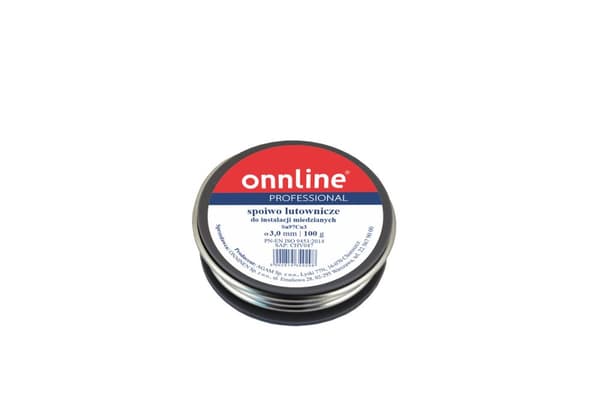 Loddetin/blødlodning Sn97Cu3 3,0 mm 100 g ONLINE