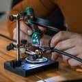 Miniatyrbild 3 av 4: VONROC Tredje hand med förstoringsglas| Inkl. 2 justerbara armar