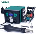 Miniatyrbild 2 av 2: Heta Luft Rework Station, 100-480°C Temperaturintervall, 810W Effekt,220VEU, SET01