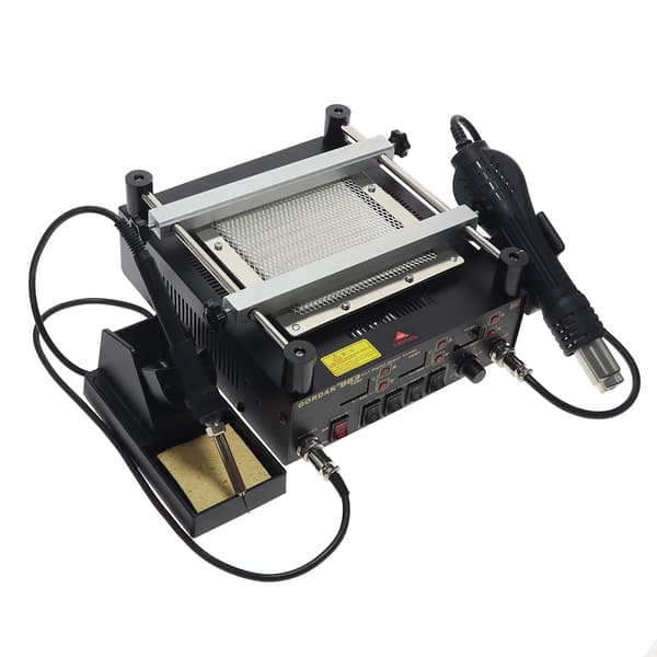 Gordak 863 BGA Rework Lodde Station, 450W Effekt, 100°C - 500°C Temperaturinterval,220V