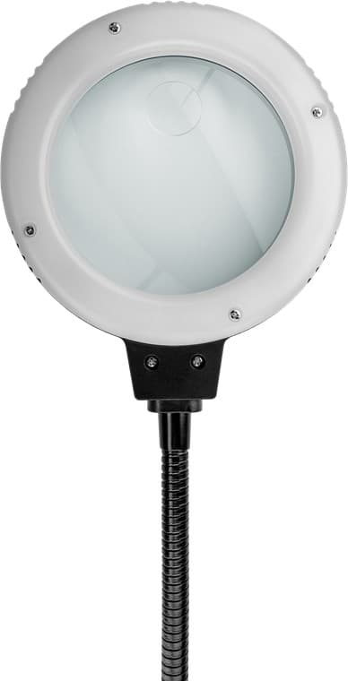 Loddestøtte med LED-lampe