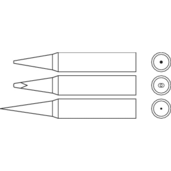 Lödkolvspets - STAR TEC - 80154 - Pennform - Storlek 1 mm - 1 st.