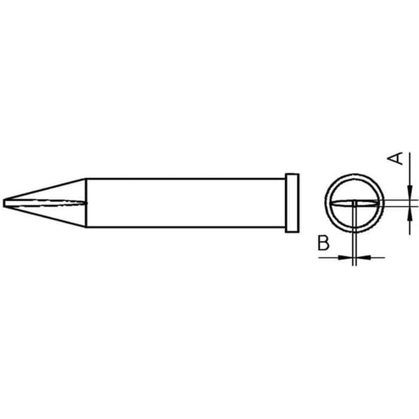 Svetsning XT H Weller Fasad Lödspets Form 0,8mm