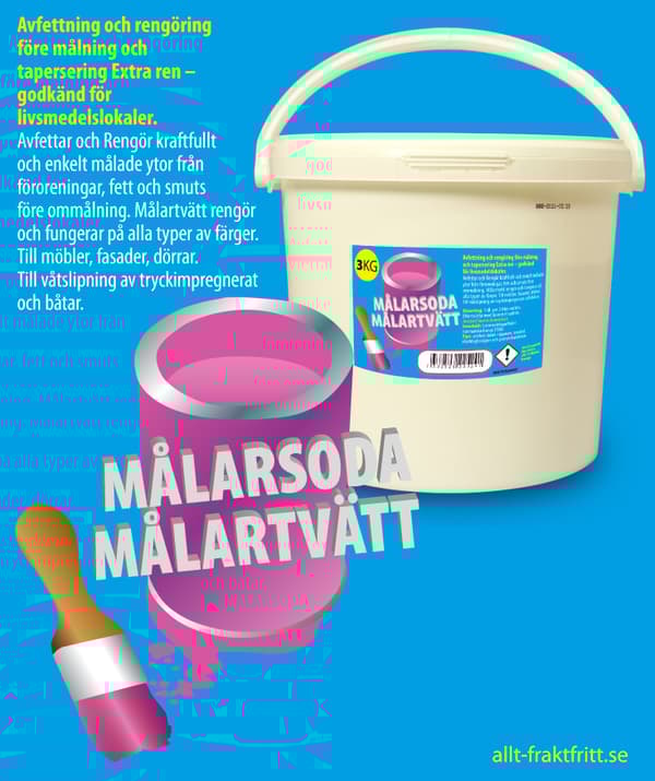 Målarsoda (Målartvätt) 3 KG