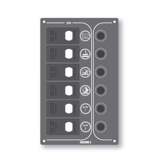 Lalizas Waterproof Switch Sp Offshore Harmaa 6