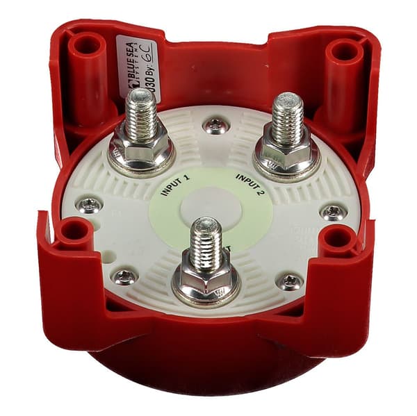 Blue Sea Systems E Series Selector Battery Switch Rød 4 Way