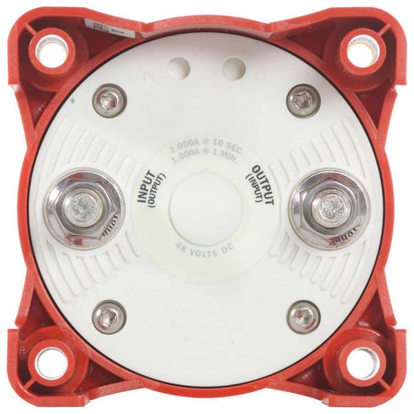 Blue Sea Systems E Series On Off Battery Switch Punainen