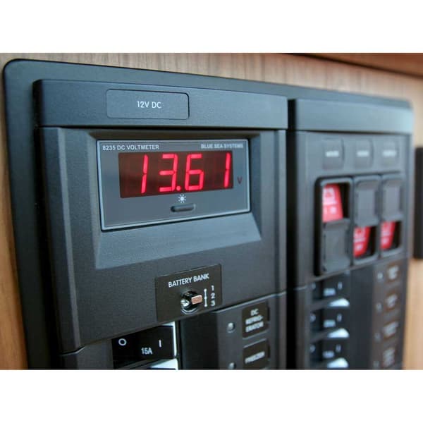 Blue Sea Systems Dc Digital Voltmeter Harmaa