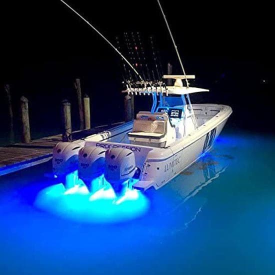 Lumitec Valkoinen/sininen Led-valo Seablaze X2 Kultainen 5000 Lumens