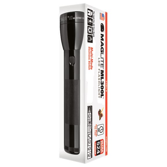 Mag-lite Ml300l 2d Led Sort 524 Lumens