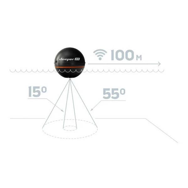 Deeper Fishfinder Smart Sonar Pro Sort