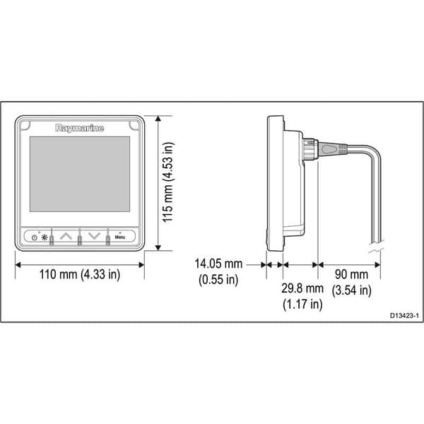Raymarine I70s Sort