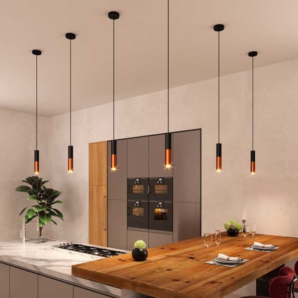 Creative Cables Riippuva Lamppu Textil Doble Tub-e14 Ruskea