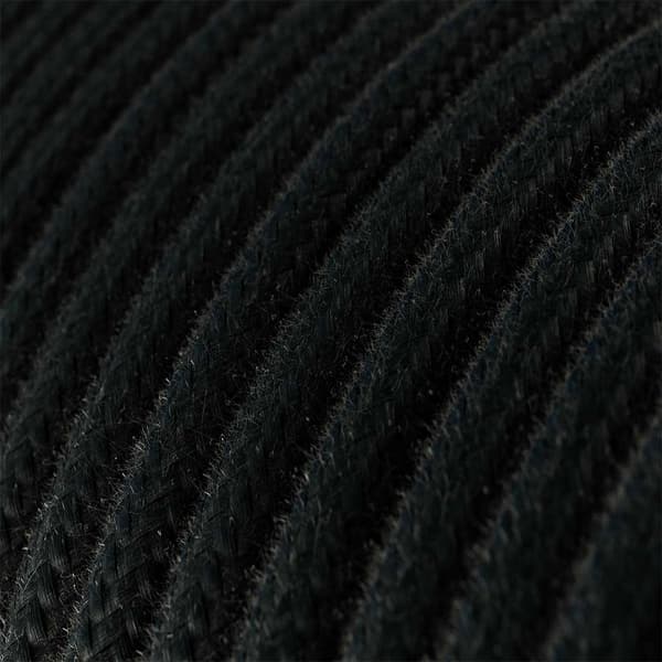 Creative Cables Hängande Lampa Textil Flaska Jeroboam 1.2 M Svart