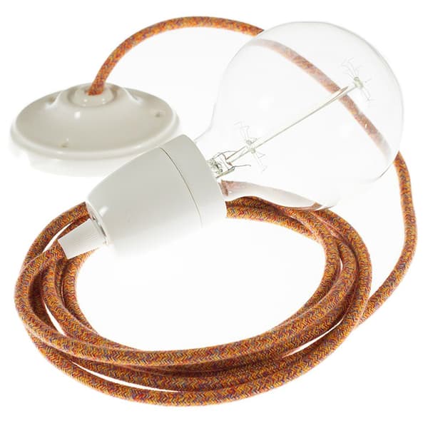 Creative Cables Hængelampe Pendel Rx07 2 M Orange