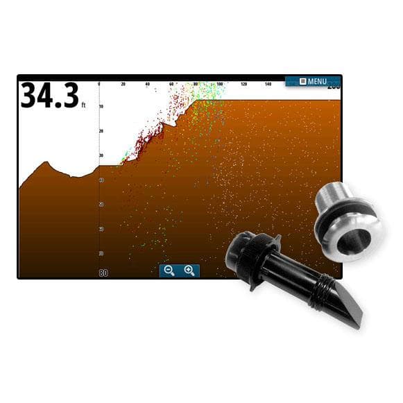 Simrad Forwardscan Kit Sort,Søvfarvet 180 kHz