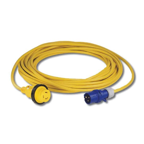 Marinco Locking Shore Power Cordset Keltainen 25 m
