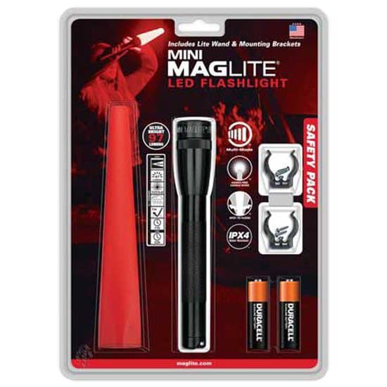 Mag-lite Pakk Mini Led 2aa Safety Sort 97 Lumens