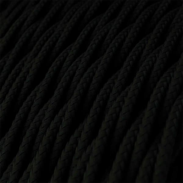 Creative Cables Tekstiili Riippuva Lamppu Diamond 1 M Musta