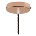 Miniatyrbild 2 av 9: Creative Cables Textil Hängande Lampa Diamond 1 M Brun