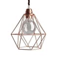 Miniatyrbild 1 av 9: Creative Cables Textil Hängande Lampa Diamond 1 M Brun
