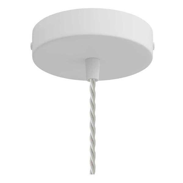 Creative Cables Droppehängande Lampa I Textil 1.2 M Vit