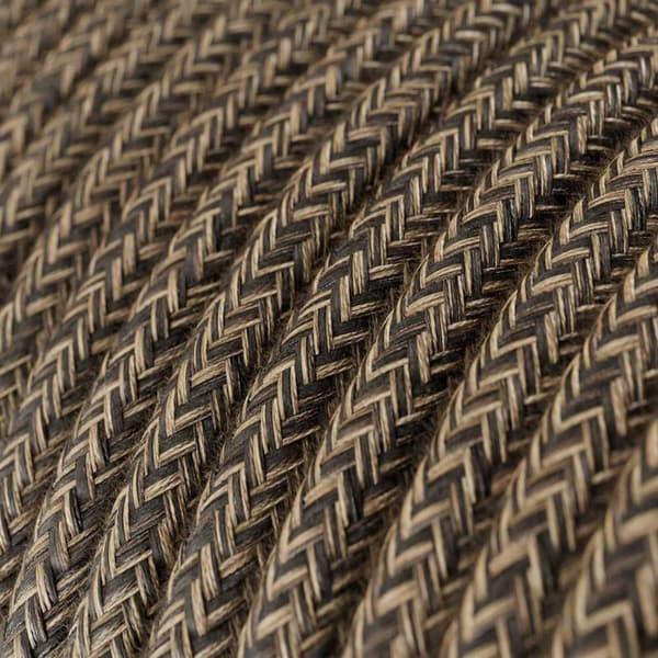 Creative Cables Hängande Lampa Textil Trä Wengue 1.2 M Brun