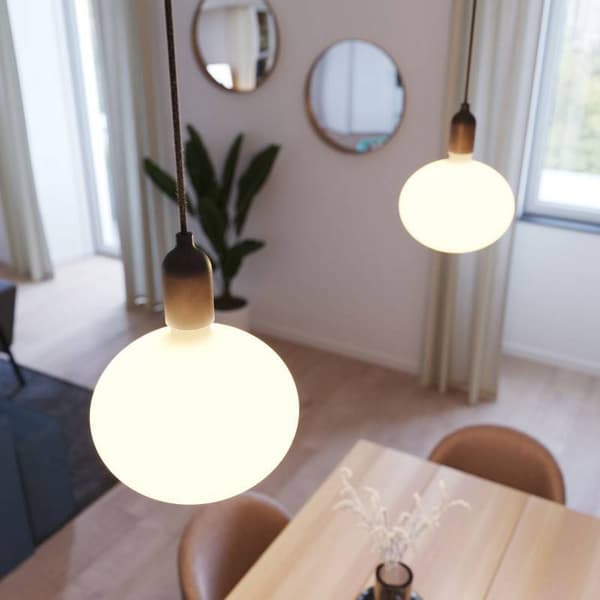 Creative Cables Hängande Lampa Textil Trä Wengue 1.2 M Brun