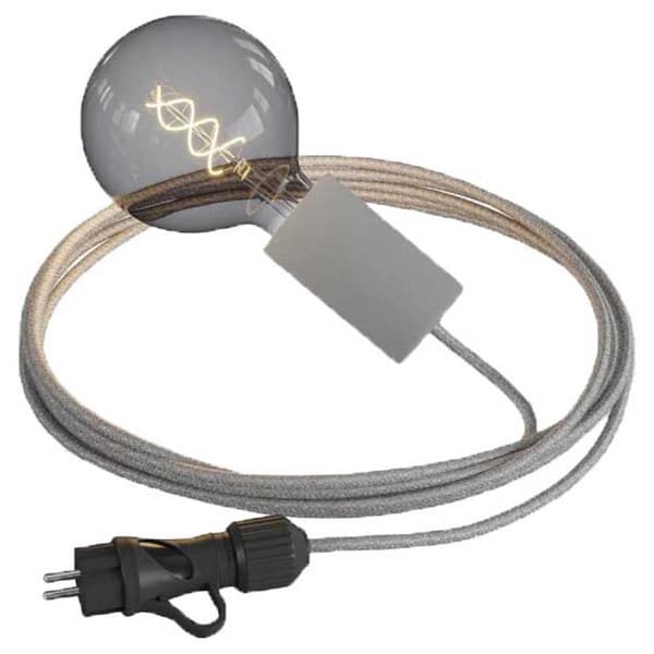 Creative Cables Hængende Lampe Snake Eiva Elegant 5 M Grå