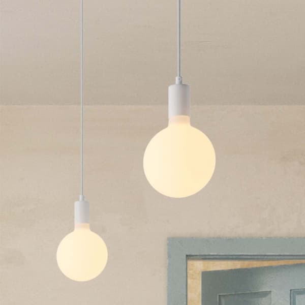 Creative Cables Hængende Lampe Kit Edderkop 4 Fald Hvid