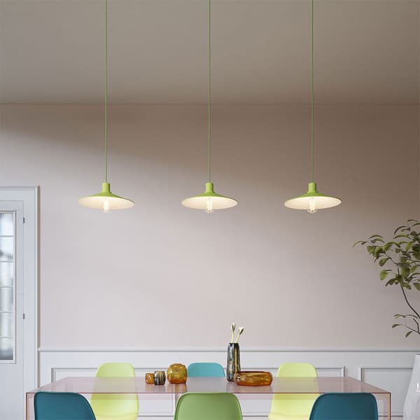 Creative Cables Hængende Lampe Med Pære Swing Pastel Grøn