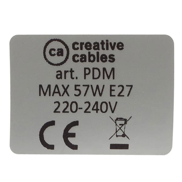 Creative Cables Hængelampe Pendel Rd65 Lozenge 2 M Blå