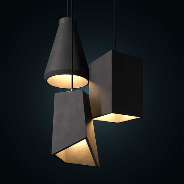 Creative Cables Betongtratt Lampskärm Grå