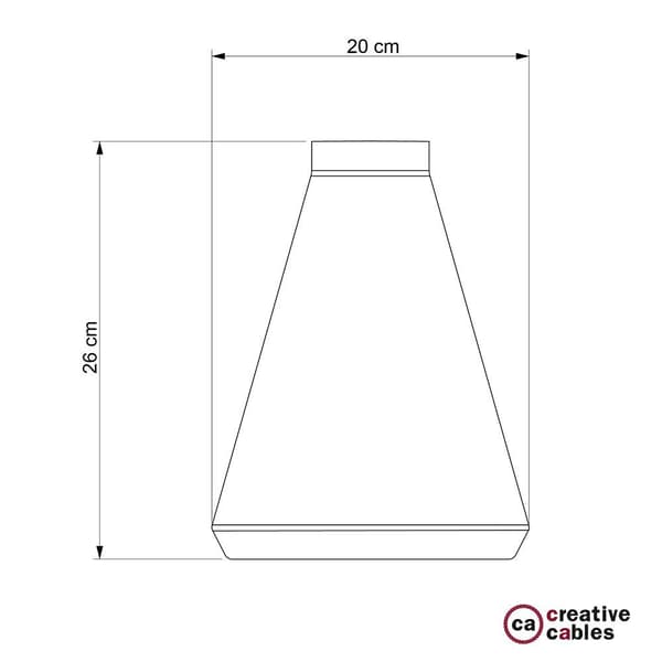Creative Cables Betongtratt Lampskärm Grå