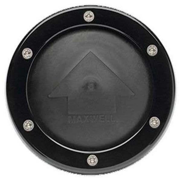 Maxwell Fodkontakt Med Plastring Sort 108 mm
