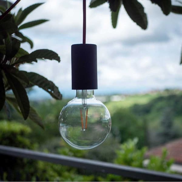 Creative Cables Hængende Lampe Eiva Elegant 1.5 M Med Lys Pære Grå