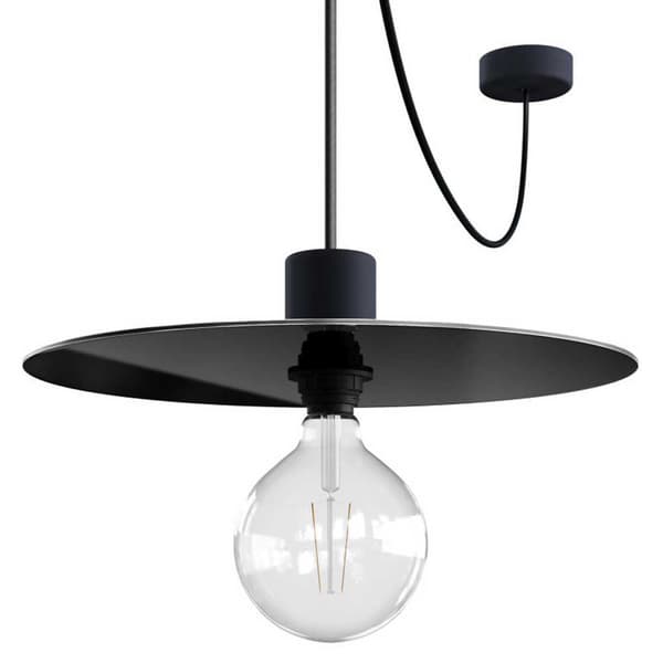 Creative Cables Hængende Lampe Eiva Elegant 5 M Med Lys Pære Sort