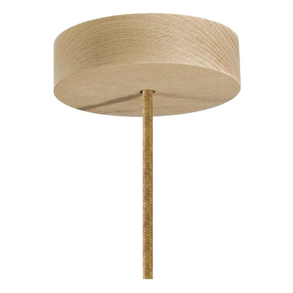 Creative Cables Hängande Lampa Textil Raffia Cylinder 1.2 M Brun