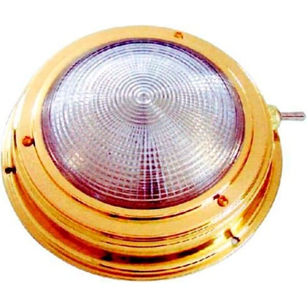 Goldenship Høflig Lys Med Afbryder 12v 15w 140 Mm Gylden