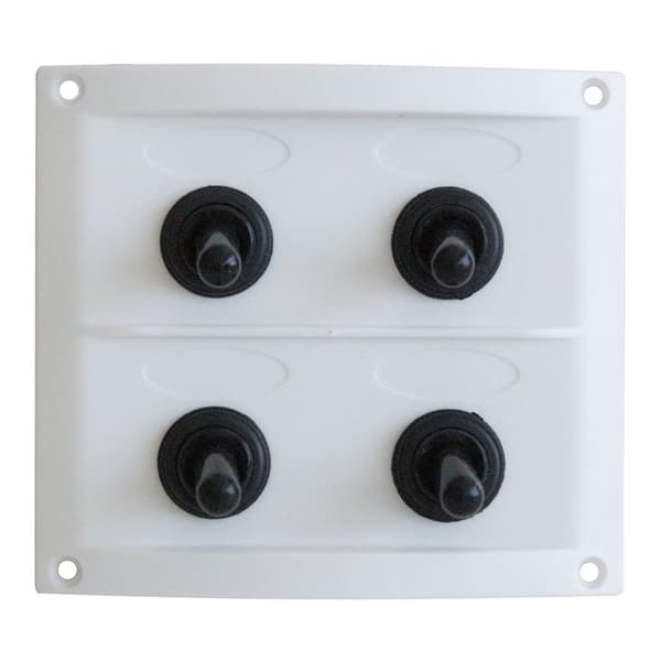 A.a.a. 15a 12v 4 Afbrydere Elektrisk Panel Transparent 108 x 95 mm