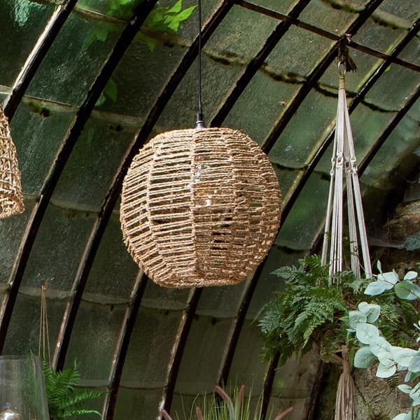 Atmosphera Hængende Lampe Rattan Beige
