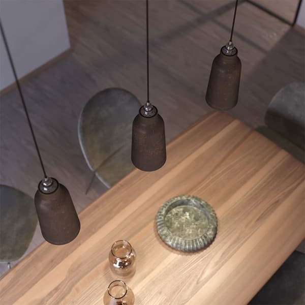 Creative Cables Keramisk Flaska Lampskärm Brun