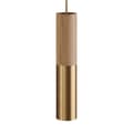 Miniatyrbild 1 av 7: Creative Cables Hängande Lampa Textil Dubbel Tub-e14 1.9 M Guld