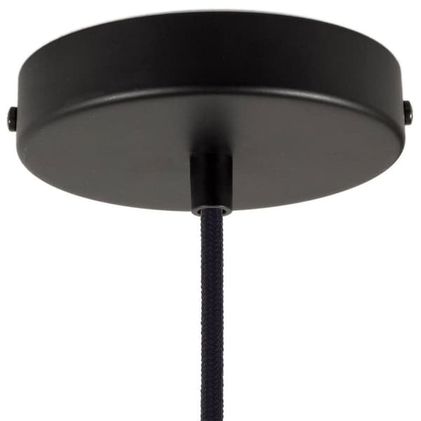 Creative Cables Textil Hängande Lampa Ghostbell 1.2 M Med Ljus Glödlampa Svart