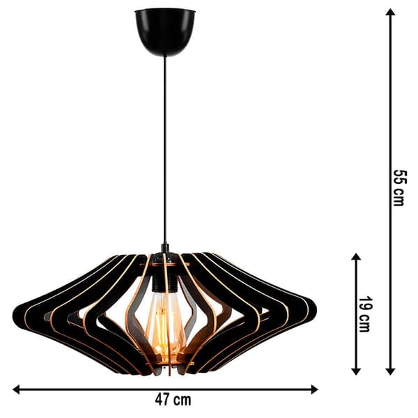 Wellhome Hængende Lampe Wh1117 2 Enheder Gylden