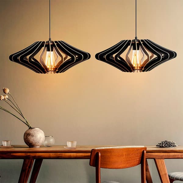 Wellhome Hængende Lampe Wh1117 2 Enheder Gylden