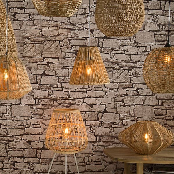 Atmosphera Hängande Lampa Etnik Beige